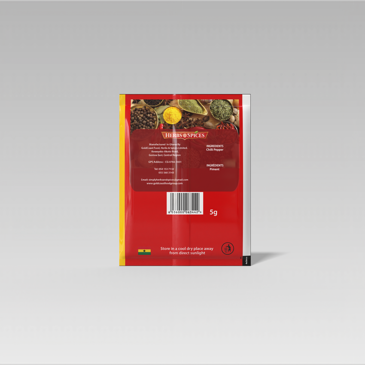Sankofa Natural Spices—Pepper Blend|Clean Label No MSG No Fillers|5g & 50g