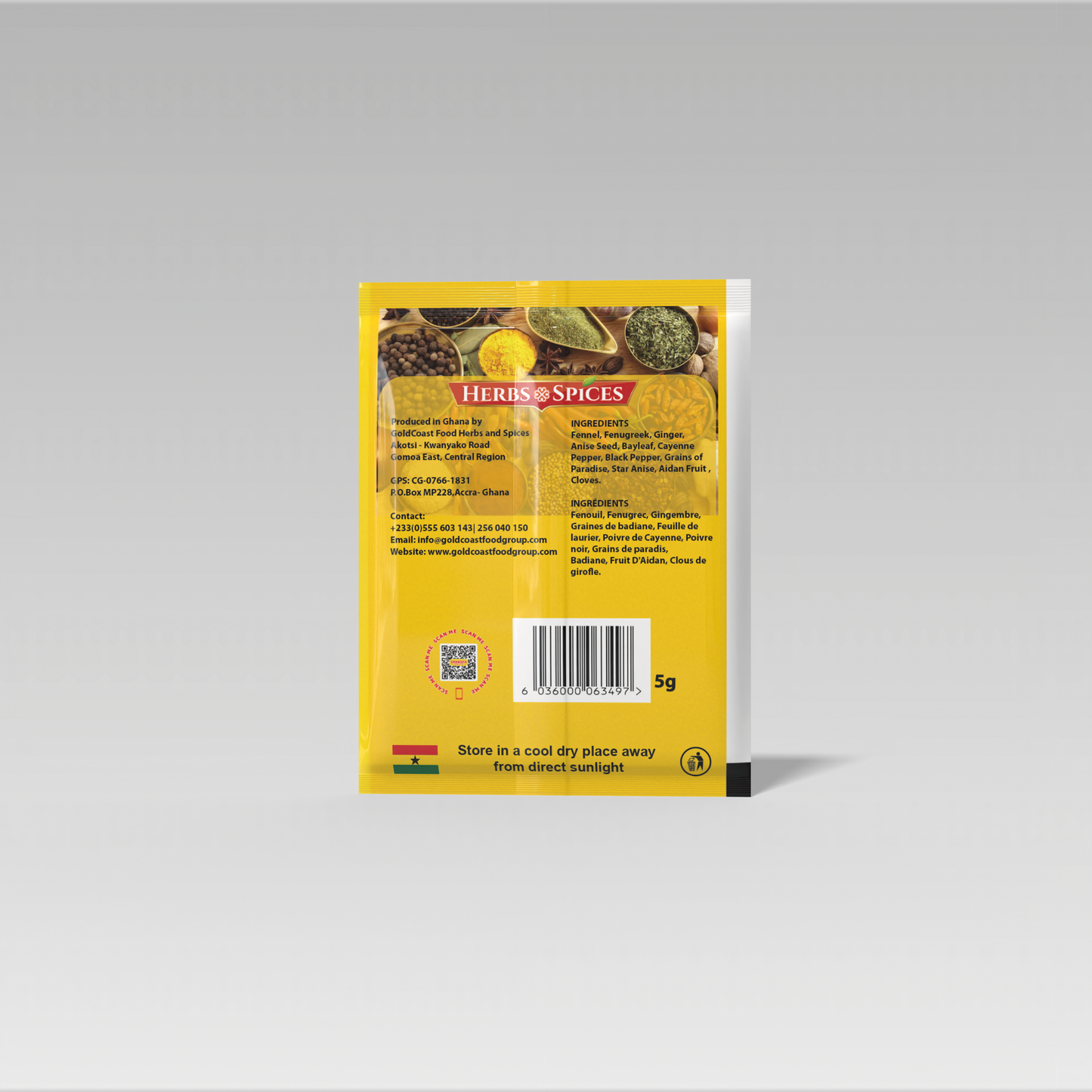 Sankofa Natural Spices—Soup Blend|No MSG & Fillers|5g & 25g|NMA Foods